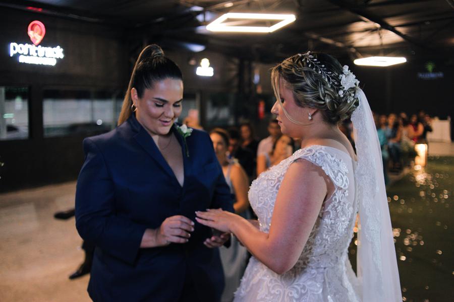 A troca das alianças